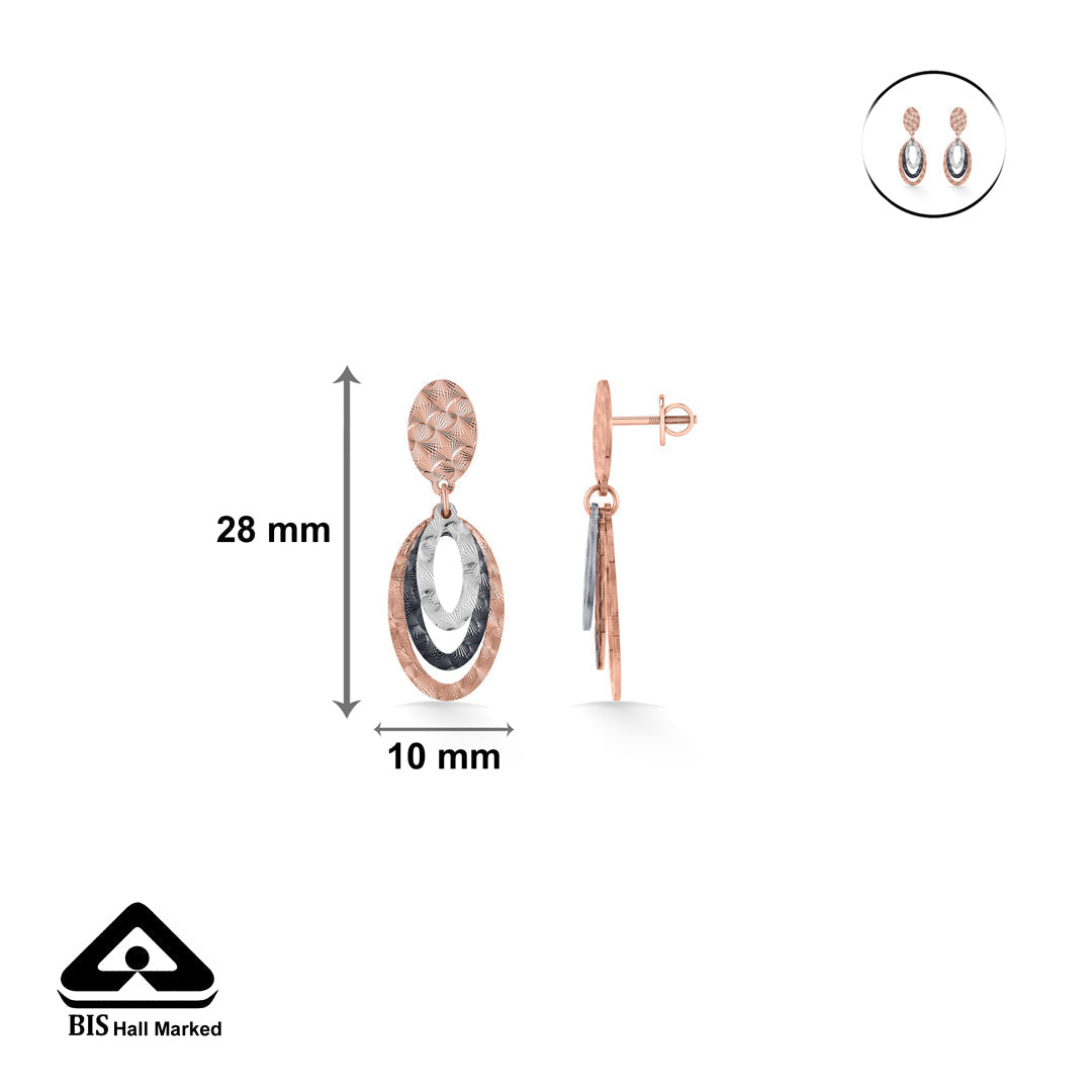 Stellar Glow Gold Drops & Danglers Earrings for Women