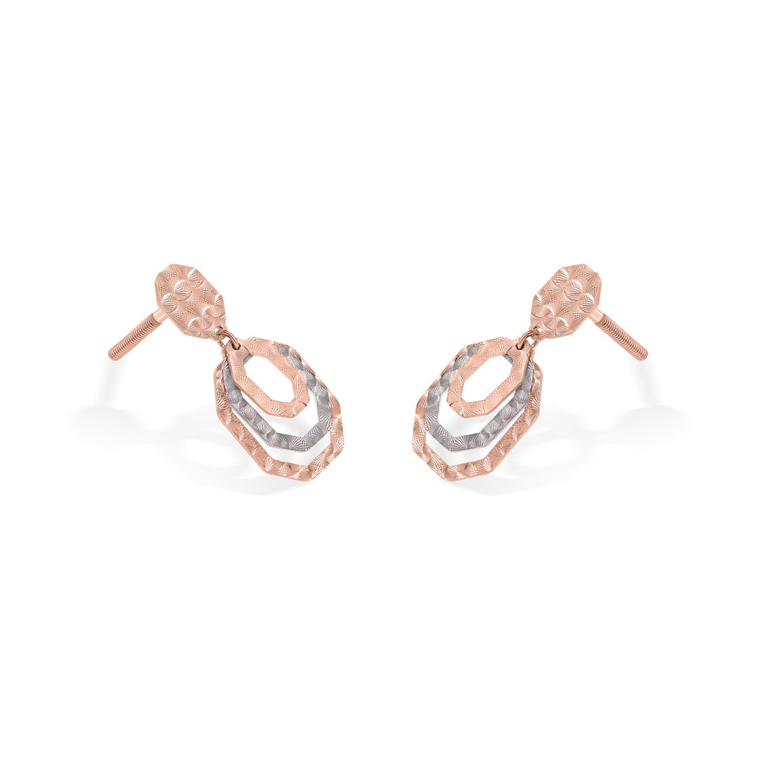 Dew Glow Gold Drops & Danglers Earrings for Women