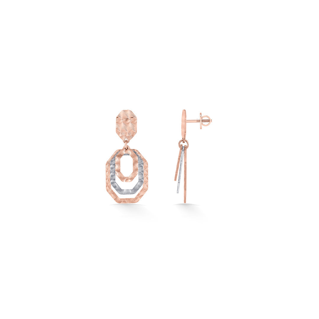 Dew Glow Gold Drops & Danglers Earrings for Women