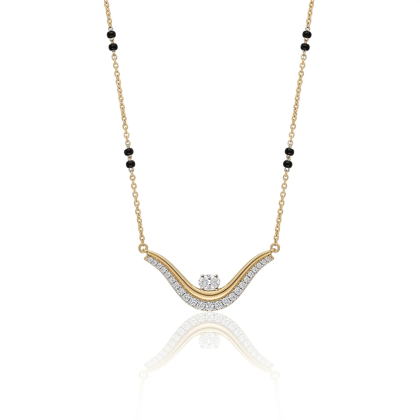 Regal Promise 9kt Diamond Mangalsutra