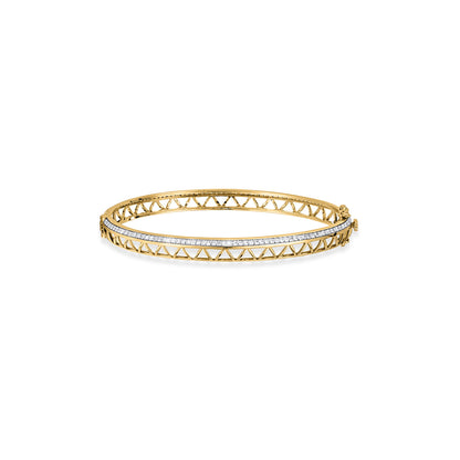 Regal Line Diamond & Gold Bangles for Women