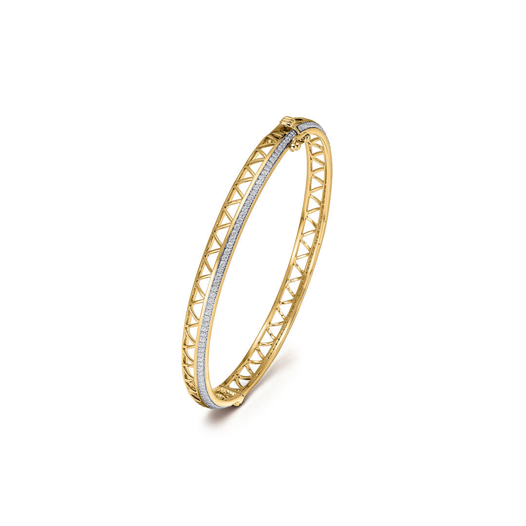 Regal Line Diamond & Gold Bangles for Women