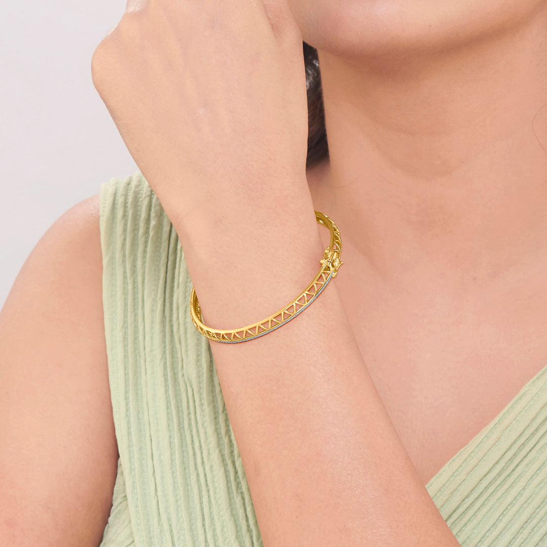 Regal Line Diamond & Gold Bangles for Women