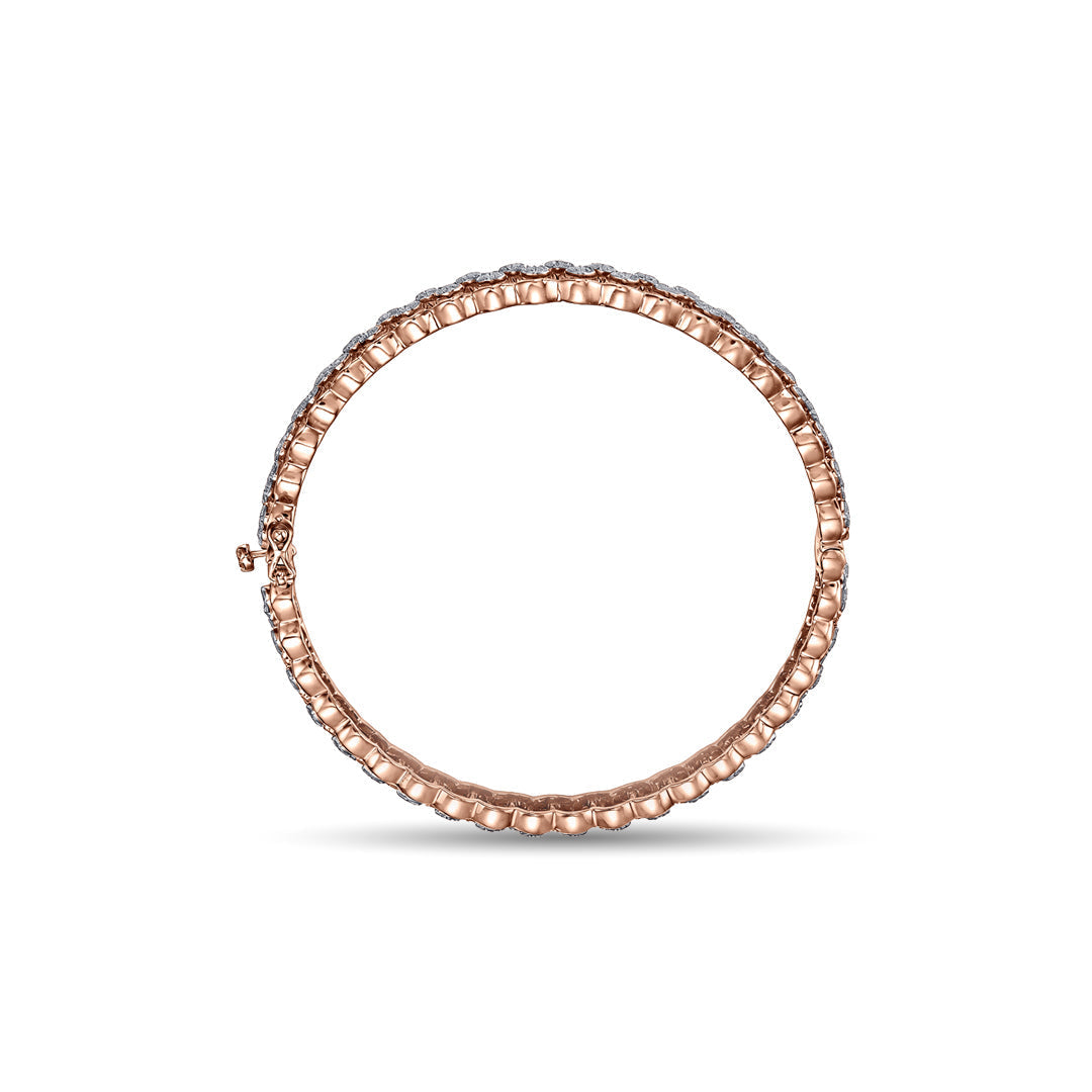 Mira Mesh Diamond & Gold Bangles for Women