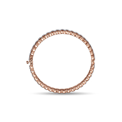 Mira Mesh Diamond & Gold Bangles for Women
