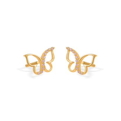 Flutter Bloom Gold Necklace Set for Women