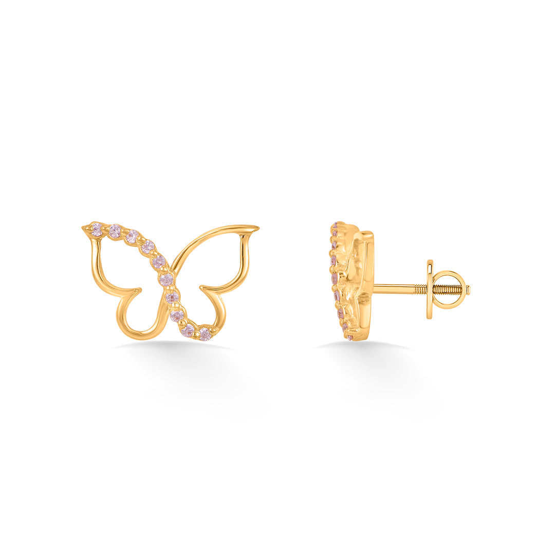 Flutter Bloom Gold Necklace Set for Women