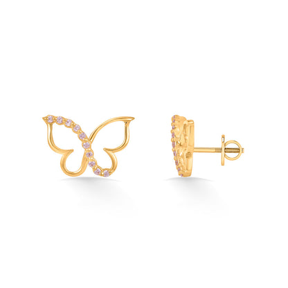 Flutter Bloom Gold Necklace Set for Women