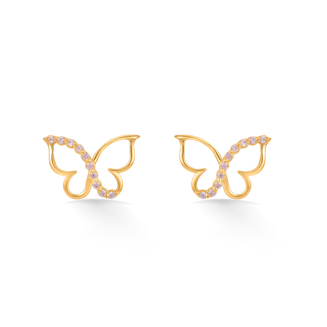 Flutter Bloom Gold Necklace Set for Women