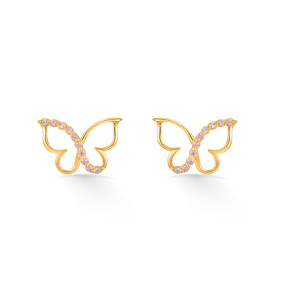 Flutter Bloom Gold Necklace Set for Women