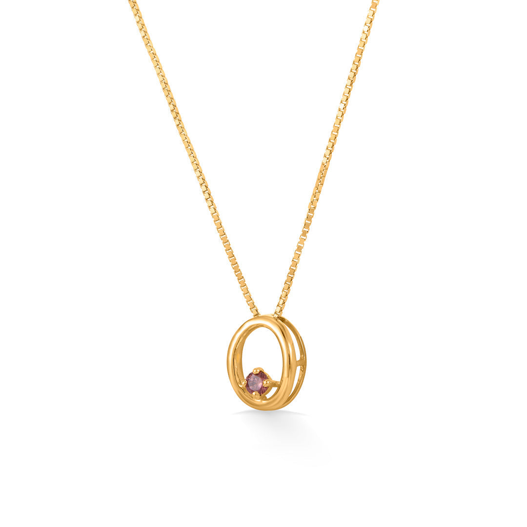 Midnight Halo Gold Modern Necklace for Women