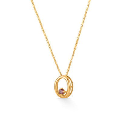 Midnight Halo Gold Modern Necklace for Women