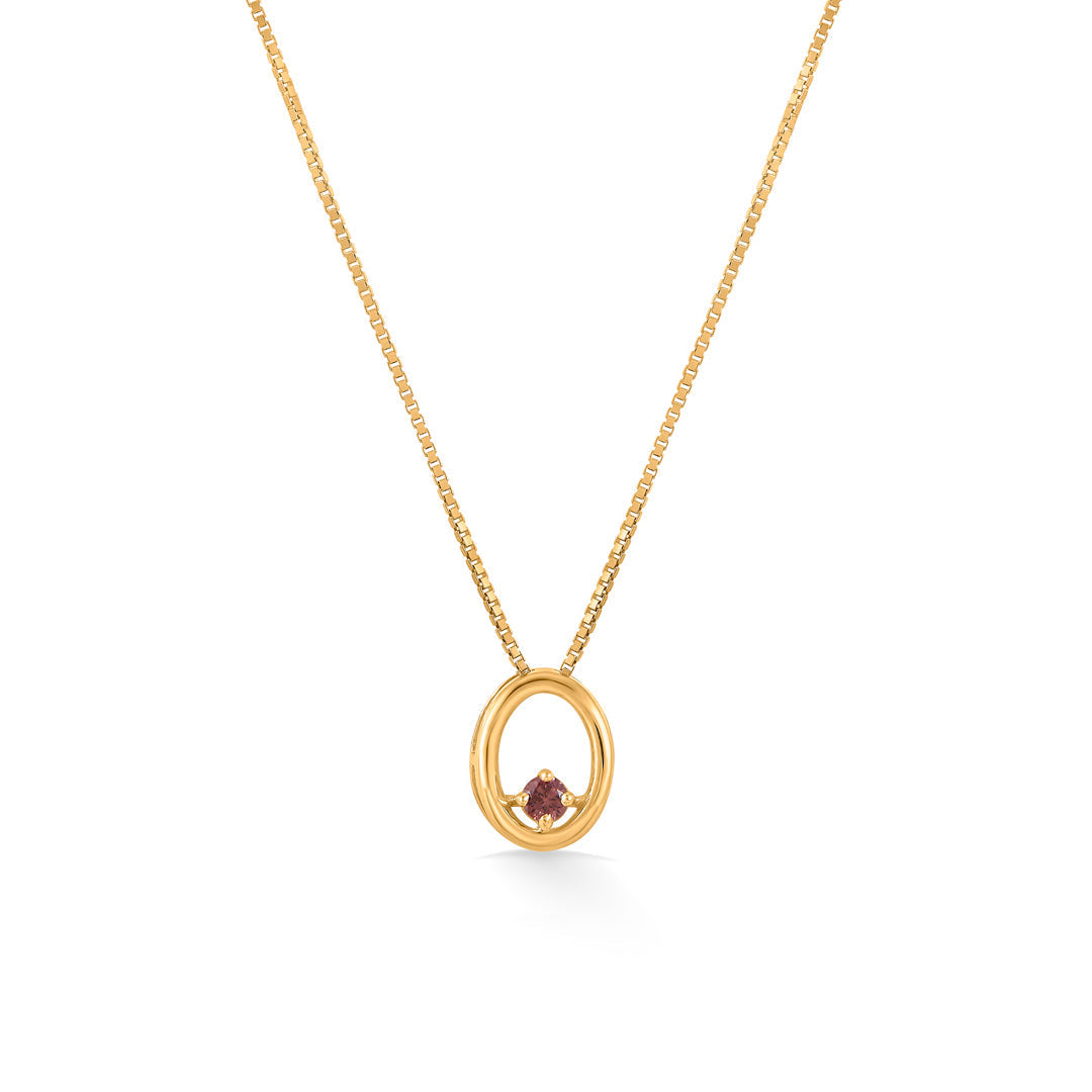 Midnight Halo Gold Modern Necklace for Women