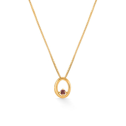 Midnight Halo Gold Modern Necklace for Women