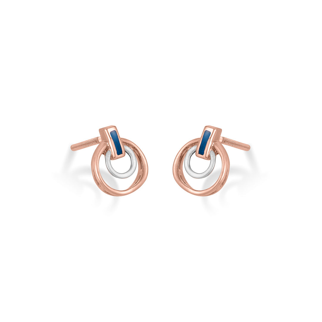 Halo Echo Gold Necklace Set for Women
