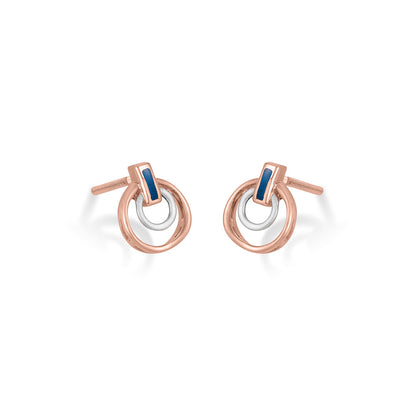 Halo Echo Gold Necklace Set for Women