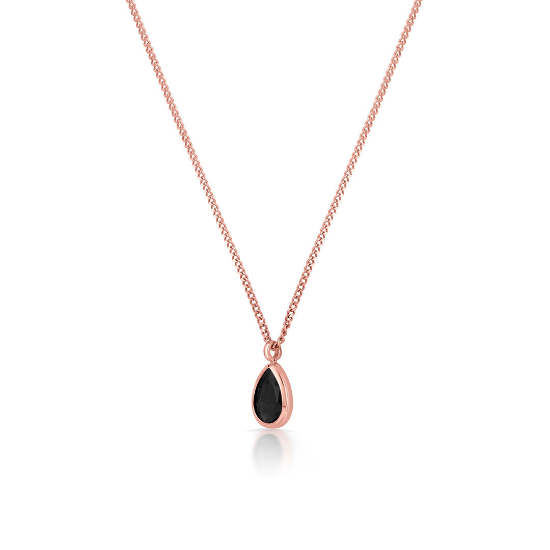 Midnight Gem Gold Modern Necklace for Women