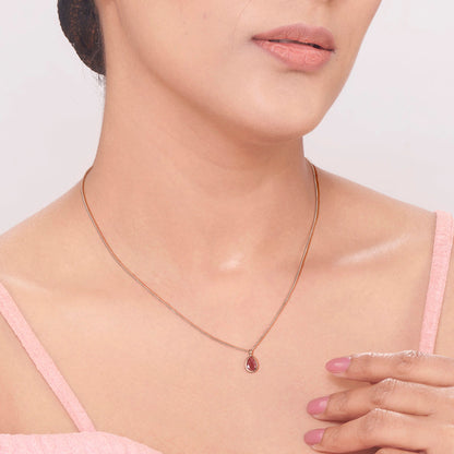 Midnight Gem Gold Modern Necklace for Women