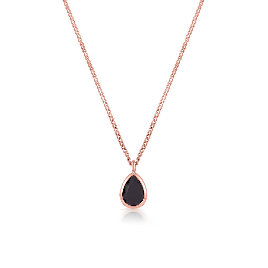 Midnight Gem Gold Modern Necklace for Women