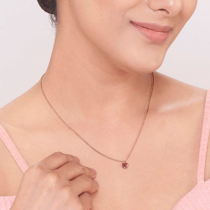 Heart Weave Gold Modern Necklace for Women