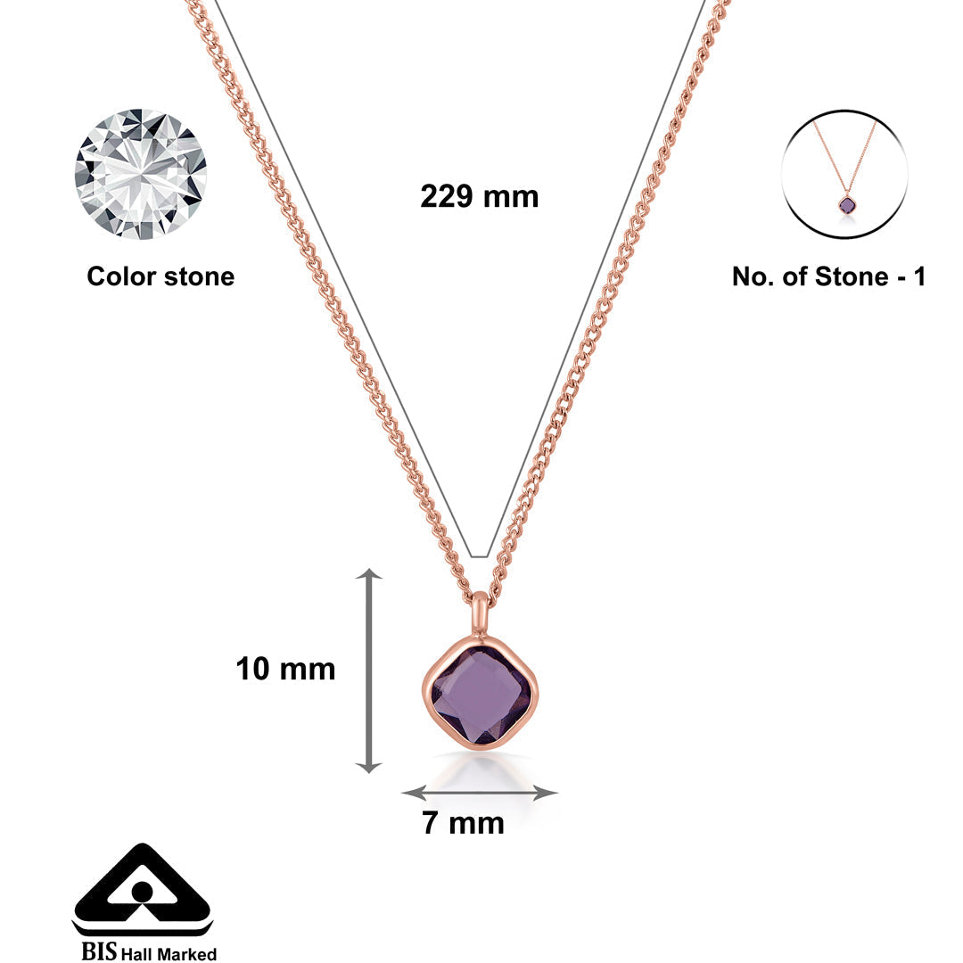 Noir Stone Gold Modern Necklace for Women