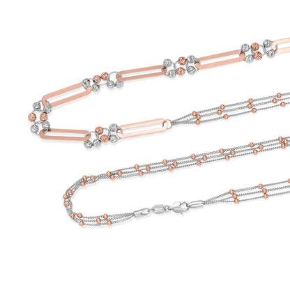 Urban Link Gold Fancy Chain for Women