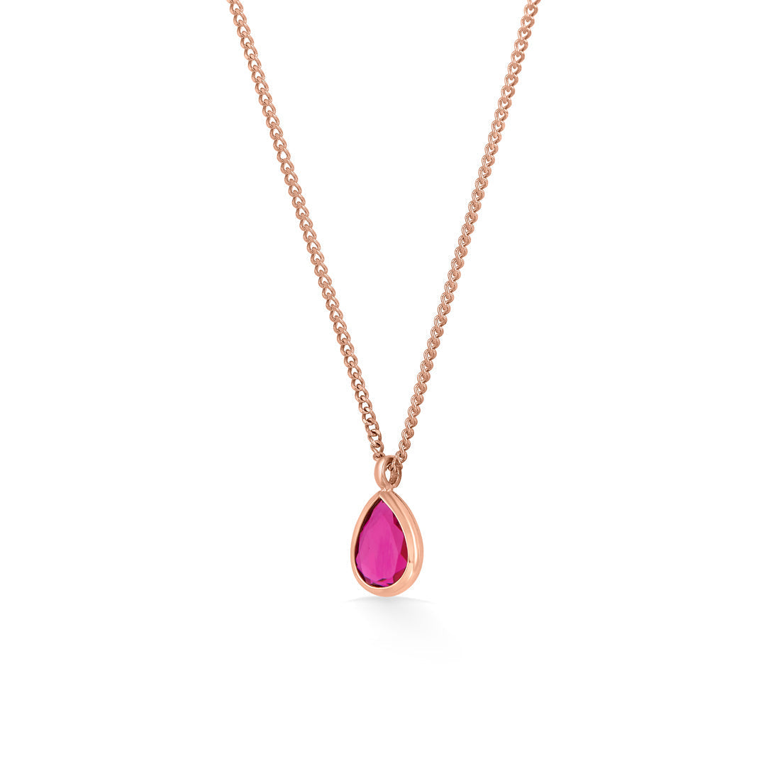 Rosé Flame Gold Modern Necklace for Women