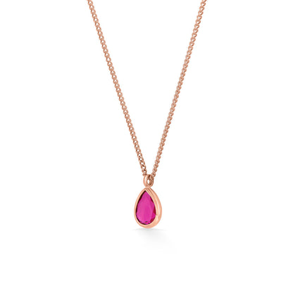 Rosé Flame Gold Modern Necklace for Women