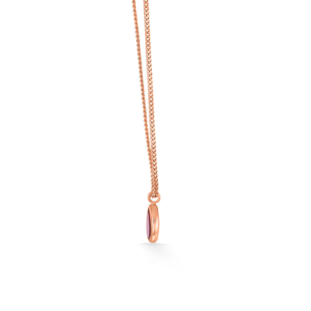 Rosé Flame Gold Modern Necklace for Women