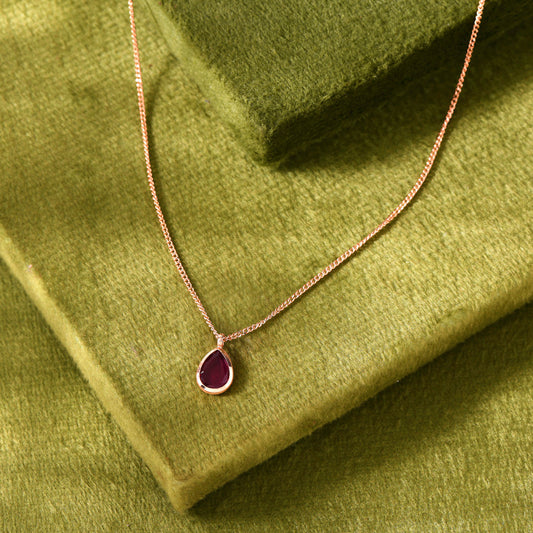Rosé Flame Gold Modern Necklace for Women