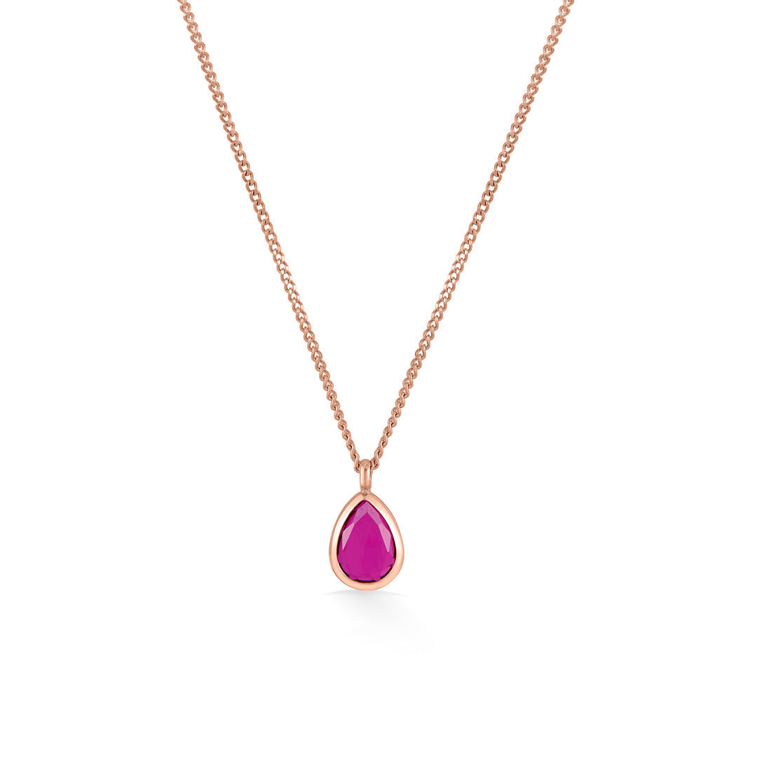 Rosé Flame Gold Modern Necklace for Women