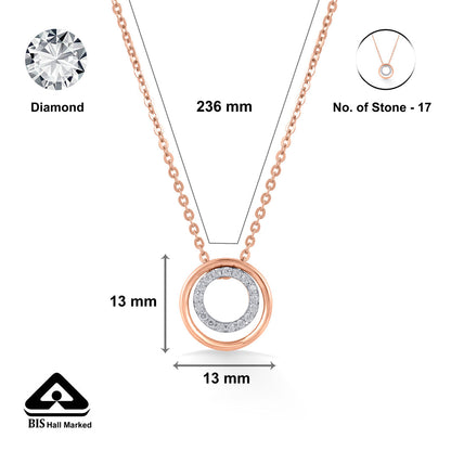 Glow Sphere Gold Modern Necklace for Women