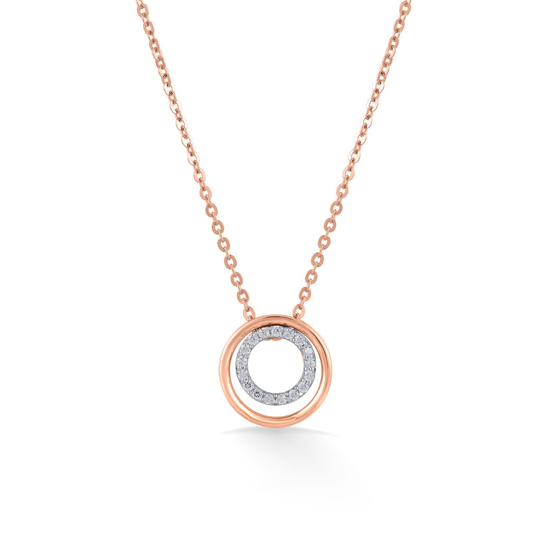 Glow Sphere Gold Modern Necklace for Women