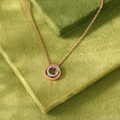 Glow Sphere Gold Modern Necklace for Women