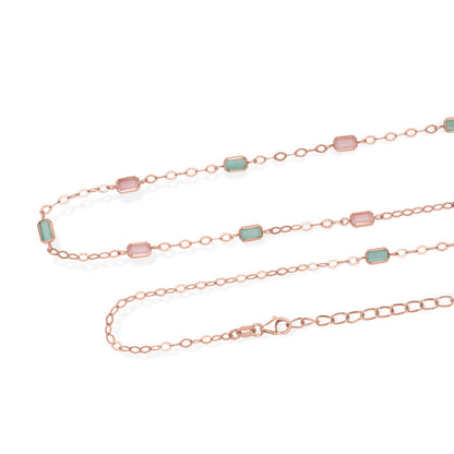 Crystal Trail Gold Fancy Chain for Women