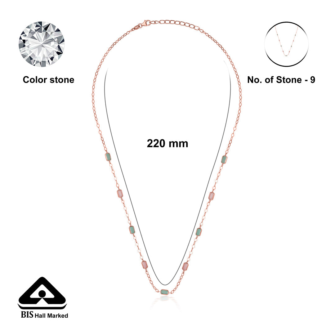 Crystal Trail Gold Fancy Chain for Women