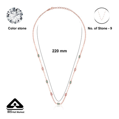 Crystal Trail Gold Fancy Chain for Women