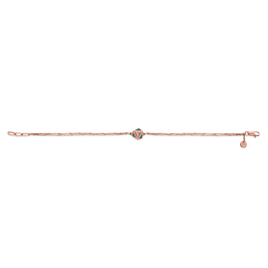 Cloud Twist Gold Flexible Bracelet for Women