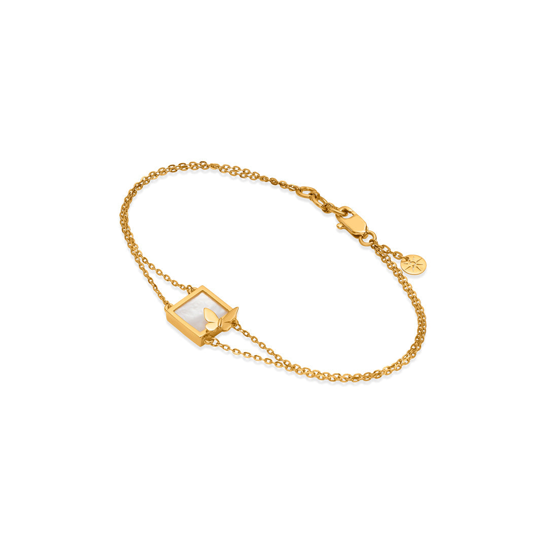 Air Glide Gold Flexible Bracelet for Women