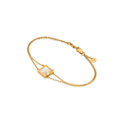 Air Glide Gold Flexible Bracelet for Women