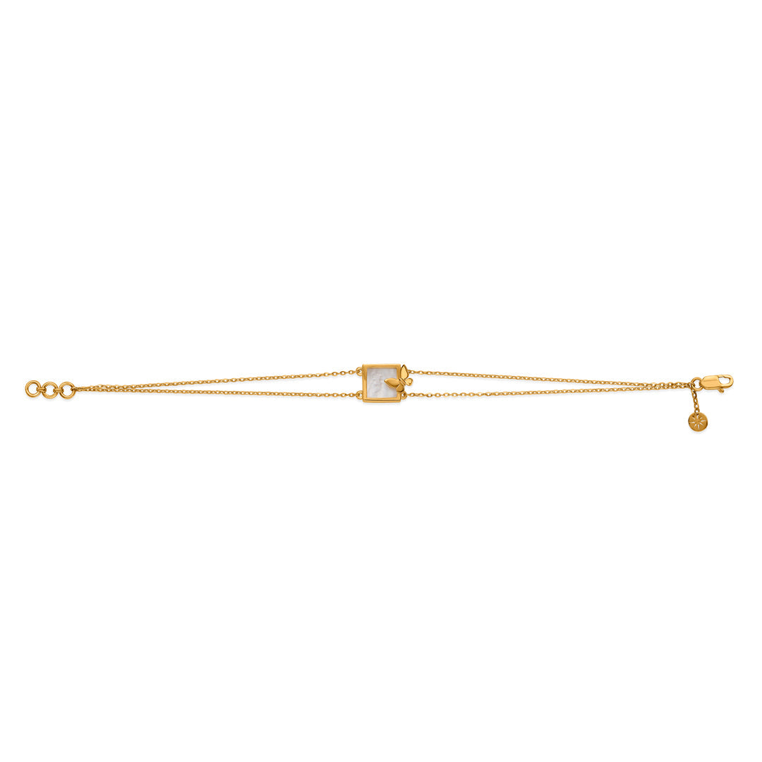 Air Glide Gold Flexible Bracelet for Women