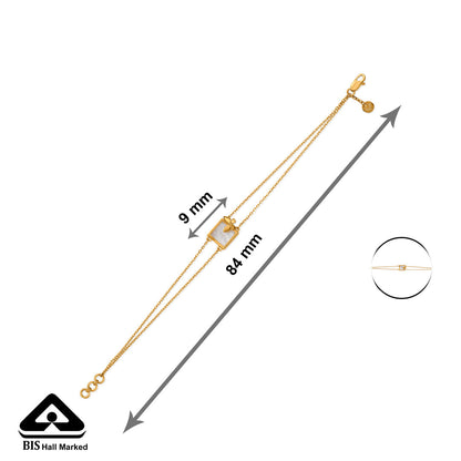 Air Glide Gold Flexible Bracelet for Women