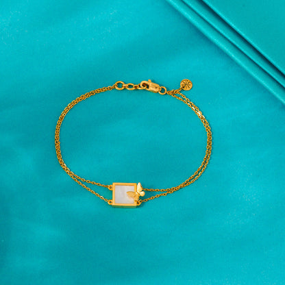 Air Glide Gold Flexible Bracelet for Women