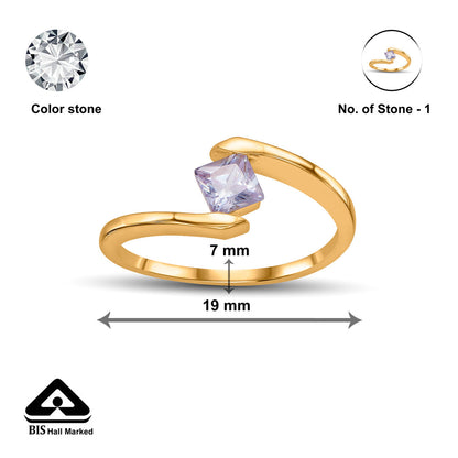 Radiant Link Gold Casual Ring for Women