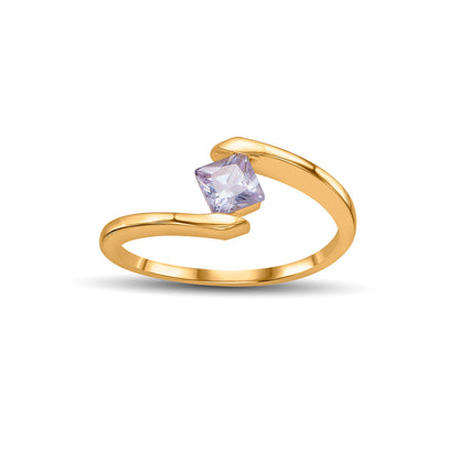 Radiant Link Gold Casual Ring for Women