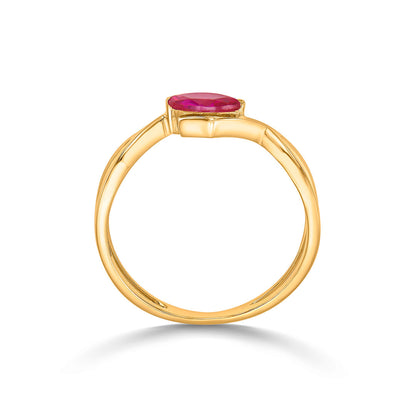 Prism Glow Gold Casual Ring for Women