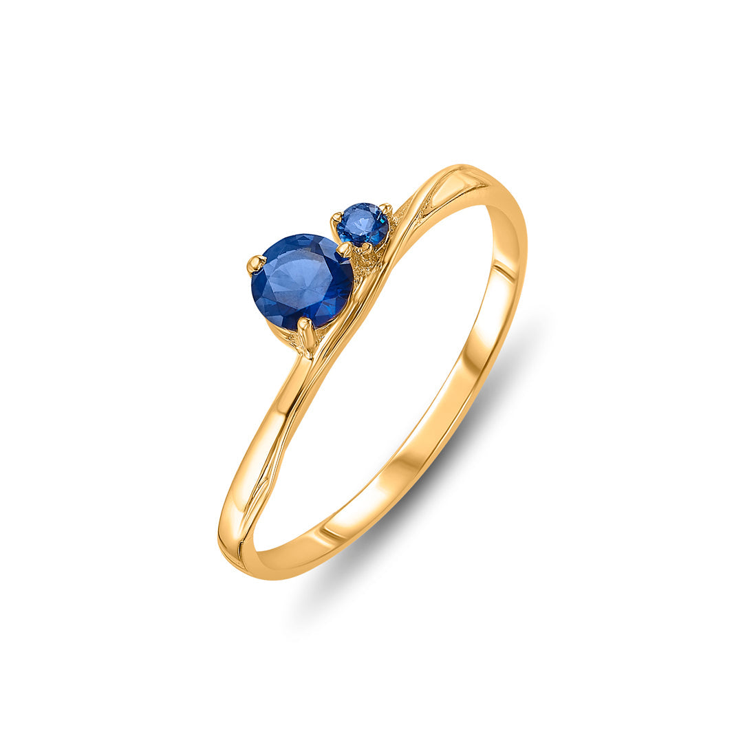 Power Glow Gold Casual Ring for Women