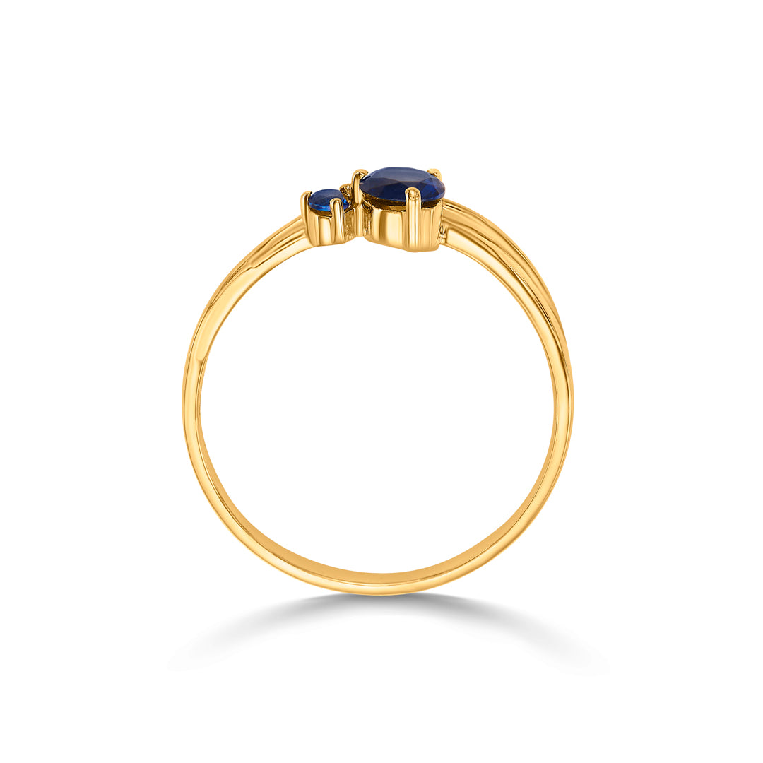 Power Glow Gold Casual Ring for Women