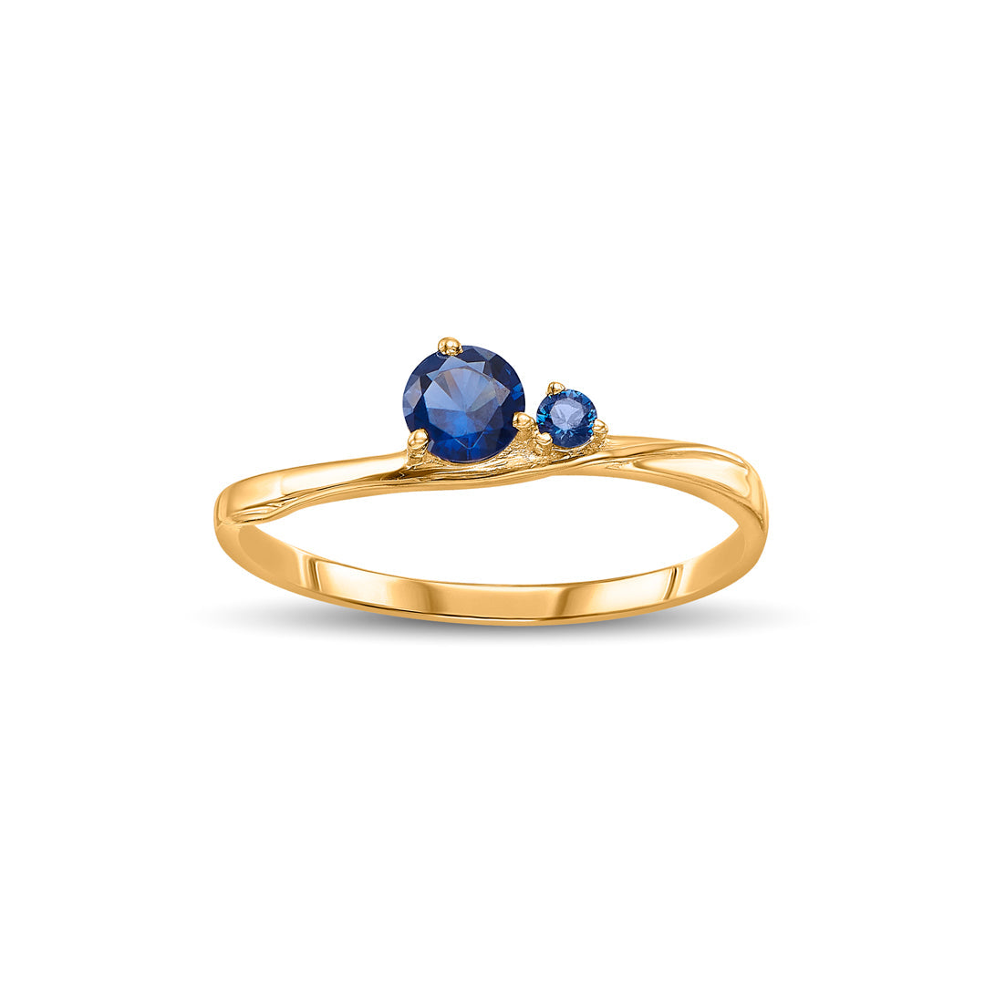 Power Glow Gold Casual Ring for Women