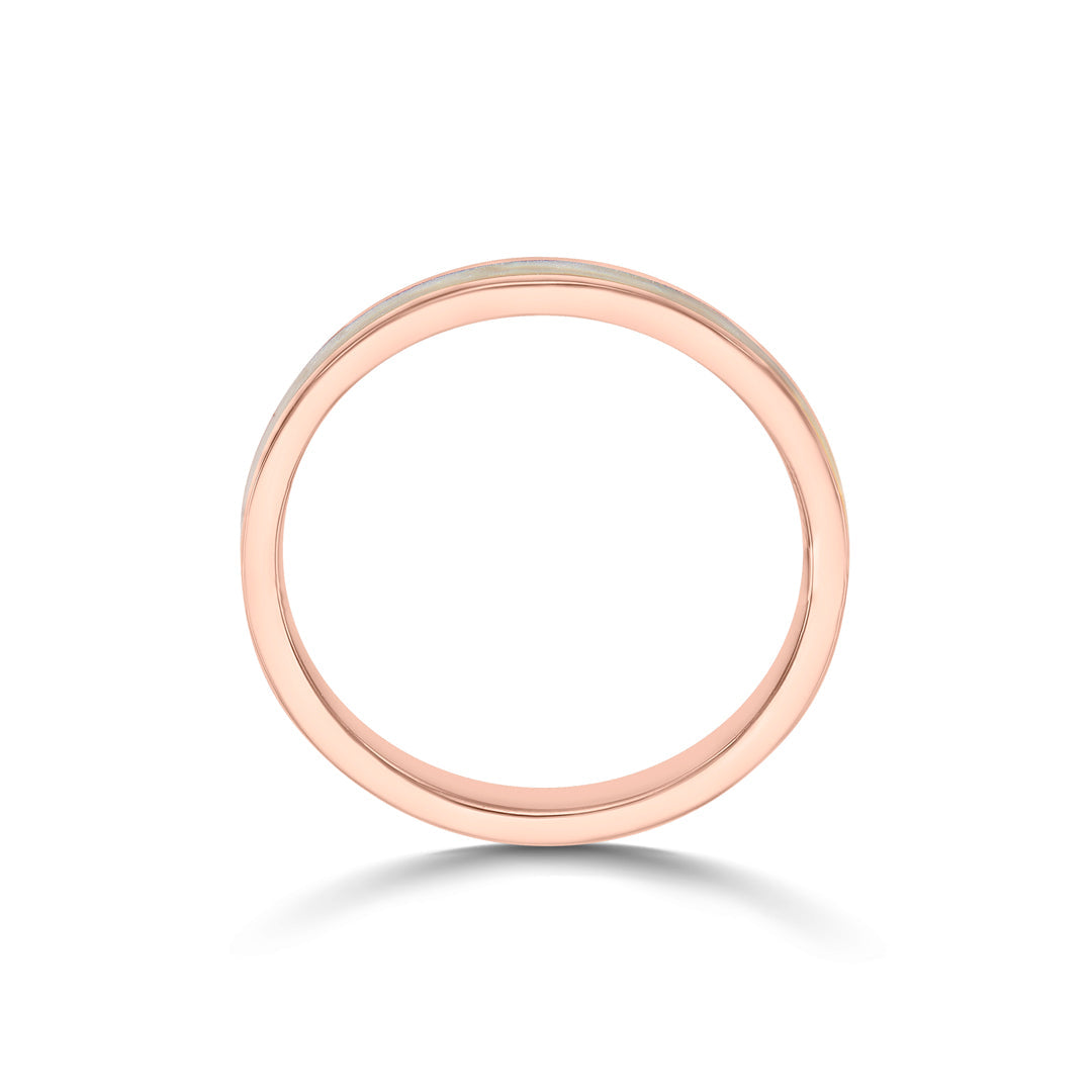Sleek Line Gold Band Ring for Women